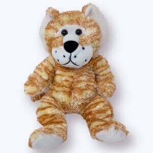 Play Time Toys Sitting Orange Yellow Tiger 13" Plush Stuffed Animal Whimsical
